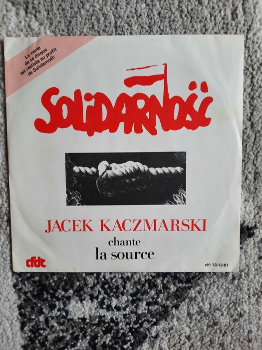 Płyta winylowa Solidarność Jacek Kaczmarski La source (Źródło)
