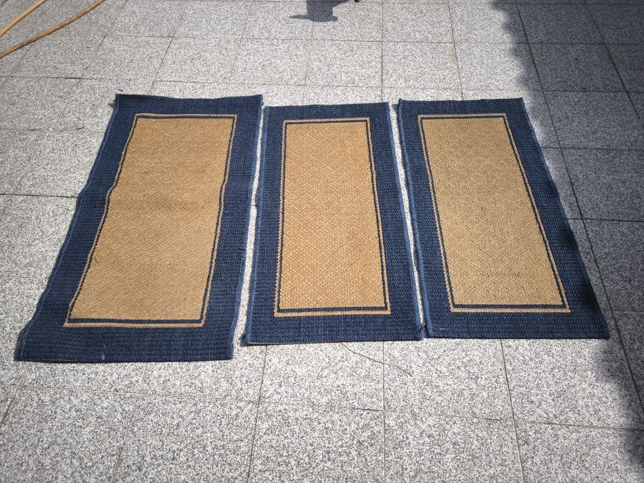 Tapetes  em tons de azuil