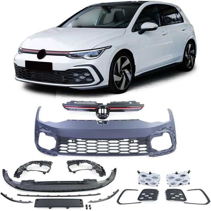 Peças Tuning BMW Audi Mercedes VW Porsche Pack M AMG S Line RS GTI Para-choques Grelhas Spoilers German Look