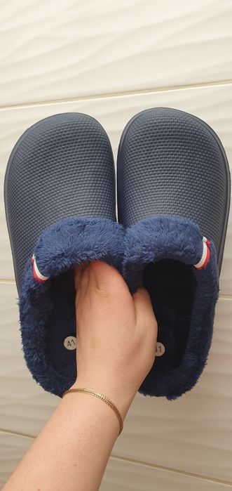Klapki laczki ocieplane a'la crocsy krokodylki 41