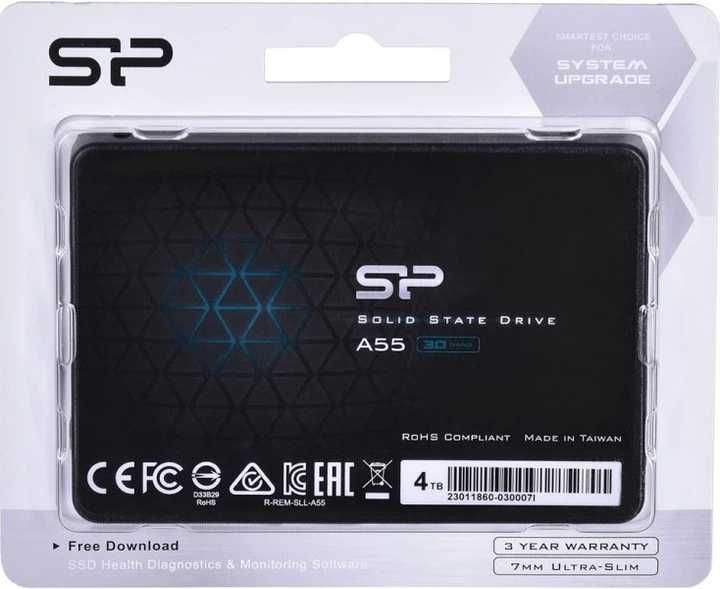 Новий швидкий SSD SP A55 4Tb SATA3, Silicon Power, 4 Тб, ссд