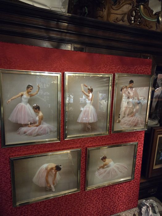 Quadros decorativos de bailarinas de ballet