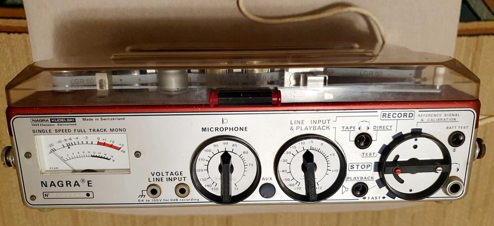 Nagra E - Gravador de bobines.