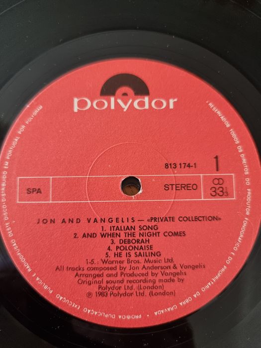 2 Vinis - Vangelis + Jon and Vangelis