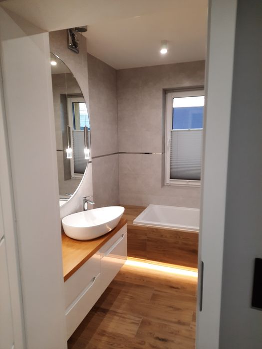 Łazienki Poddasza Wykończenia wnętrz Flizowanje Szpachlowanie