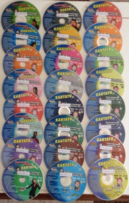 Coleção de Dvds de karaoke