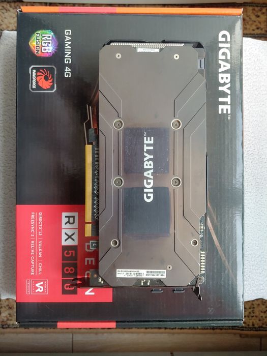 Відеокарта Gigabyte RX580 4gb (RX470,480,570).