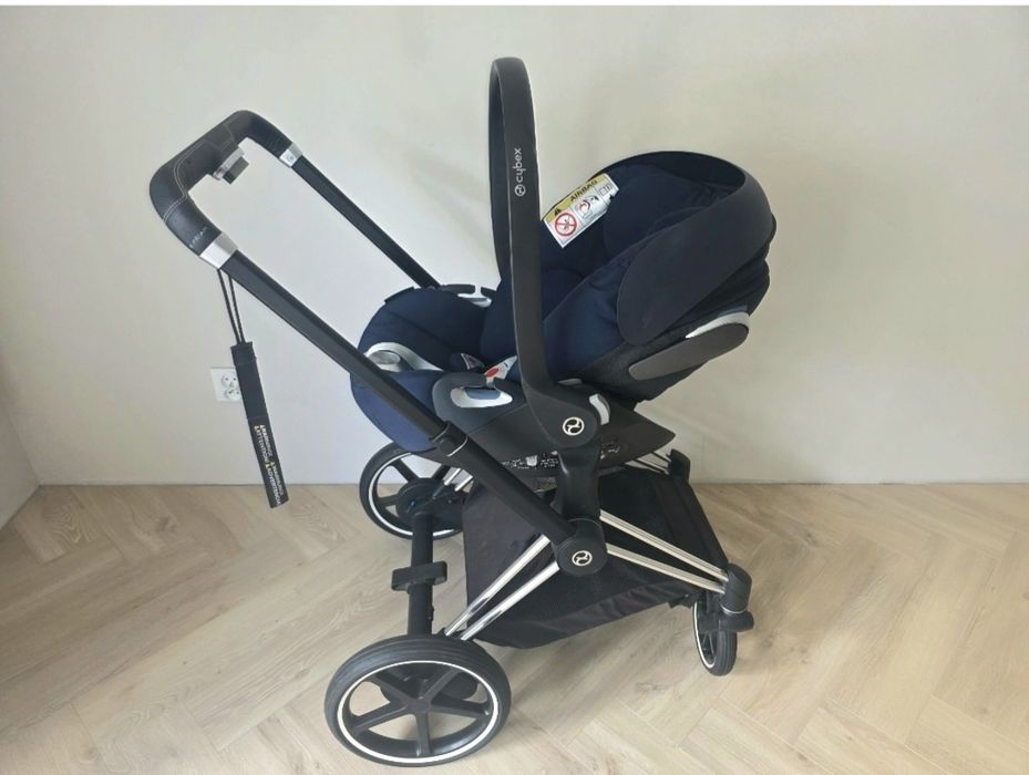 Cybex e-Priam 1.0 Navy Blue 3w1 + bogaty zestaw akcesoriów! Po 1 dziecku!