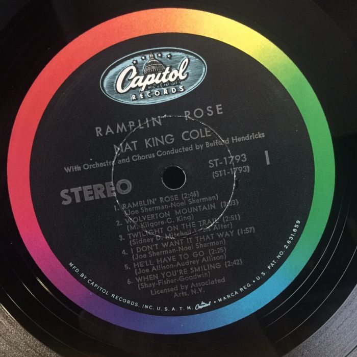 Vinil Nat King Cole - Ramblin Rose