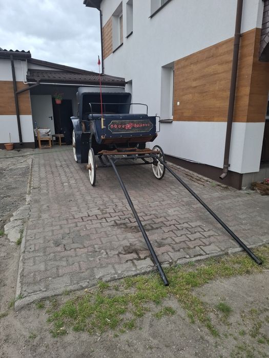 Piękna  bryczka konna