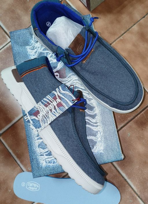 Мокасины летние CARRERA JEANS,HEY DUDE , ткань, пена 41-44р