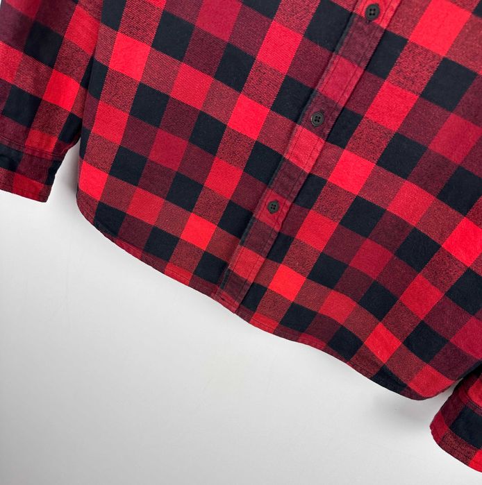 Koszula w kratę OAKLEY męska biurowa casual archive flanelowa L