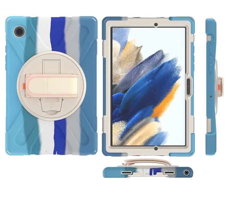 Etui do Samsung Galaxy Tab S8+/S7 FE/S7+ 12.4" z Podstawką Niebieskie