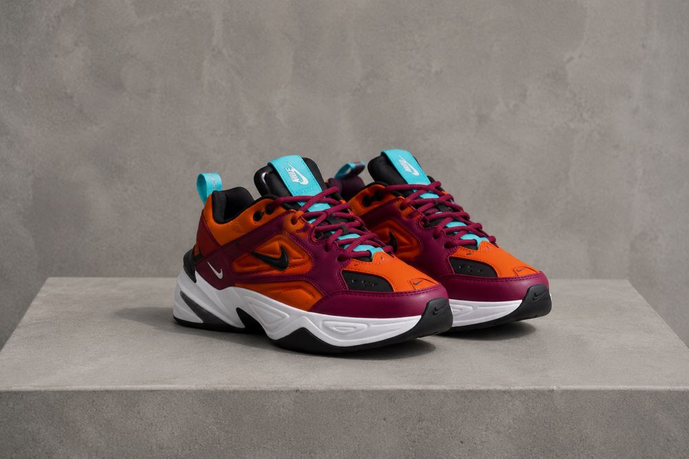 Кросівки Nike M2K бордові жіночі модні Найк м2к/ Nike Air Max/ Nike Air Huarache/ Nike Dunk/ Nike Blazer Nike Court Vision Кроссовки Найк М2К бордовые