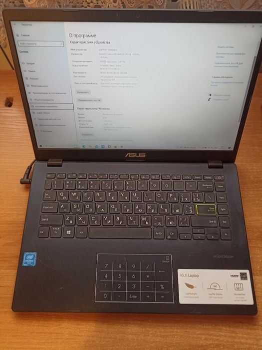 Asus e410 4Гб ОЗУ 64Гб пам'ять экран 14"