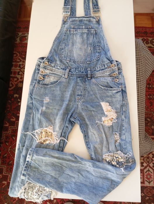 Jardineira com lantejoulas XS