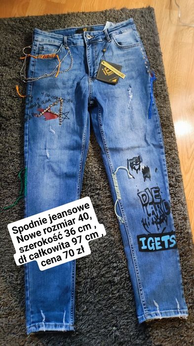 Nowe spodnie jeansowe