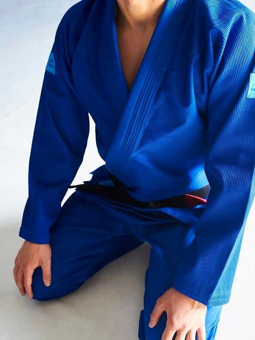 MANTO KIMONO GI BJJ jiu-jitsu aikido judo base 2.0 niebieskie