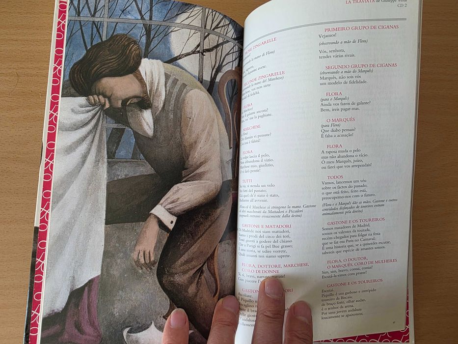 Libreto da ópera "La Traviata" de Verdi