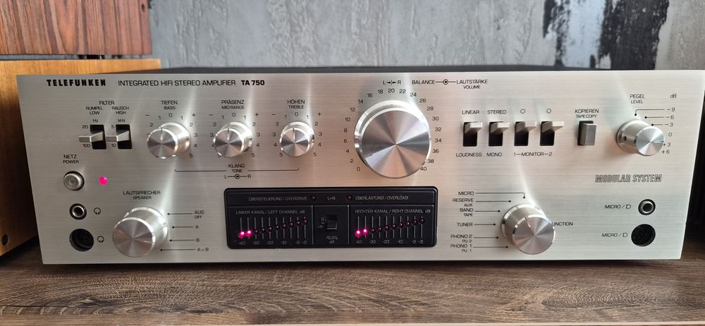 Telefunken TA 750 - wzmacniacz zintegrowany - po serwisie