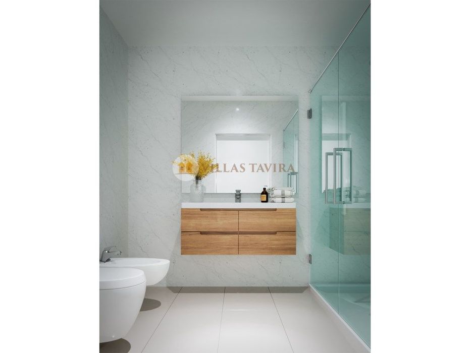 T2 em Cabanas de Tavira - Último Andar com piscina e garagem Box (AA)