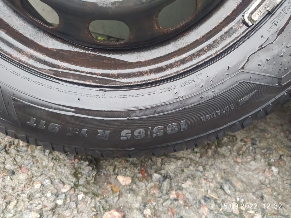 Комплект зимней резины б/у на дисках