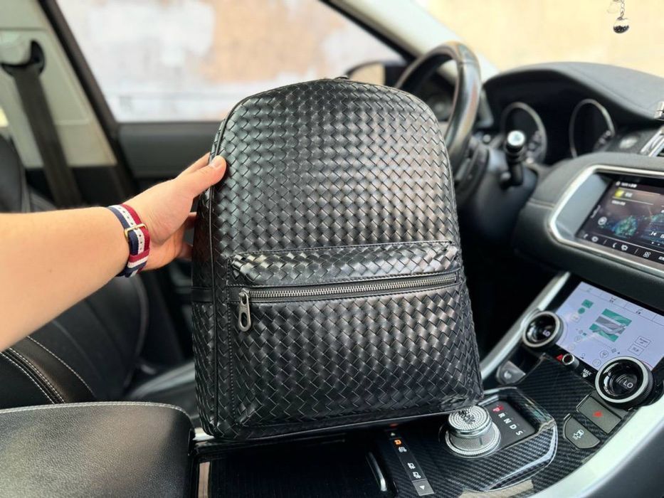 Мужской рюкзак bottega veneta кожаный портфель чоловічий портфель