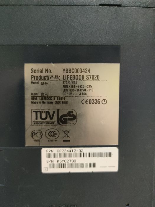 Laptop Fujitsu Siemens