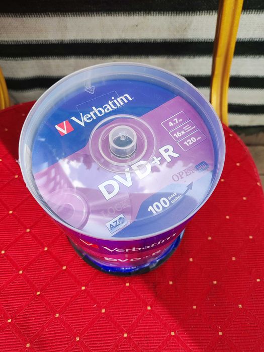 Płyta Verbatim DVD+RW Cake 100szt. Płyty do komputera PC Laptopa