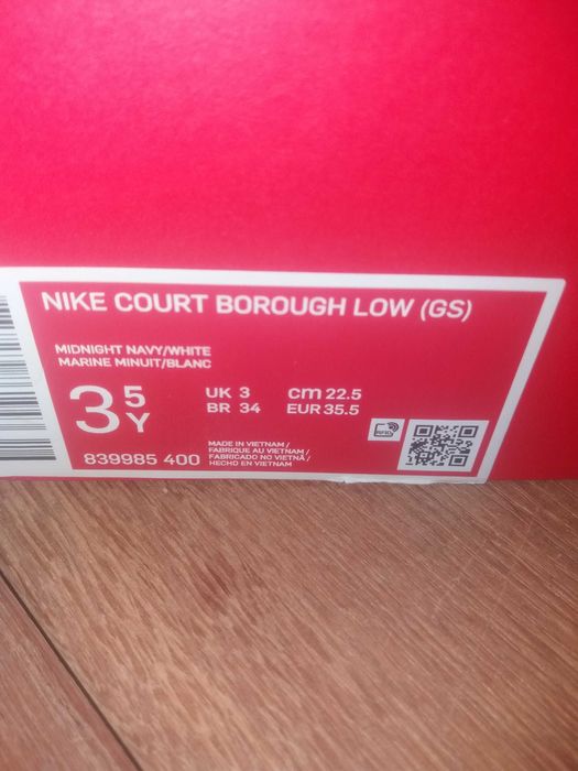 Buty Nike Court Borough Low (GS)