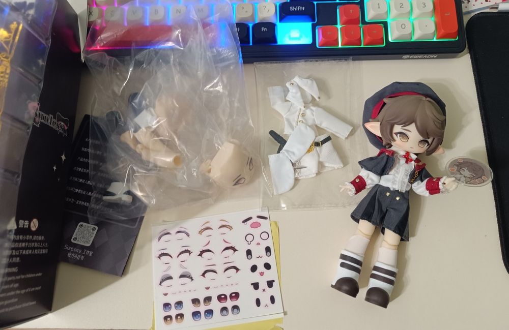 Бжд лялечка  bjd blindbox sunless elf