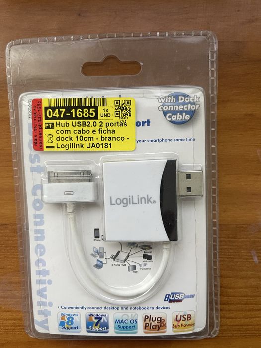 Logilink Hub 2 Portas USB 2.0 UAO181