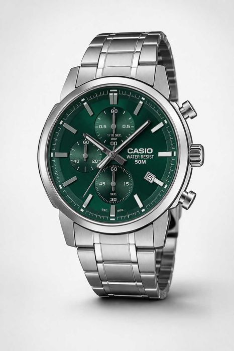 100% Оригінальний Чоловічий Годинник CASIO MTP-E510D-7A.  Є ОПТ, Дропшиппінг!