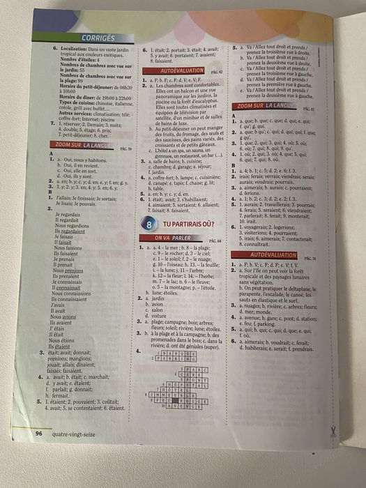 Caderno de atividades de Francês Magie des mots 8 ano