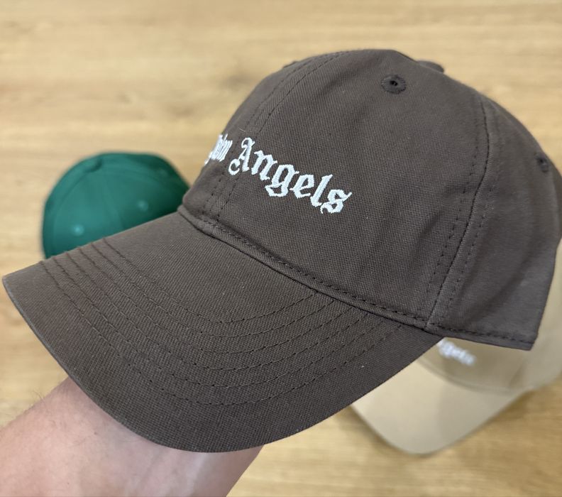 Кепка Palm Angels чорна беж зелена