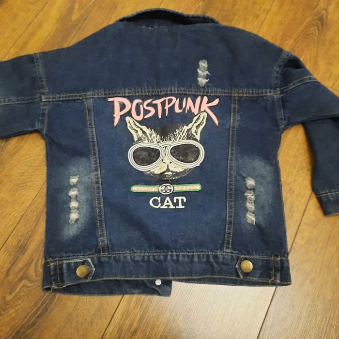 Куртка джинсова дівчинка весняна весна літо