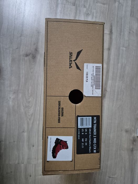 Buty damskie Salewa MTN Trainer 2 Mid GTX - czerwone