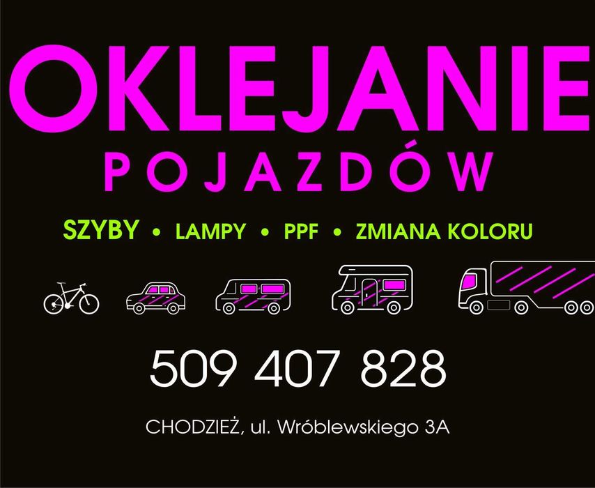 Przyciemnianie SZYB - ATEST • Oklejanie POJAZDÓW • LAMP • TANIO