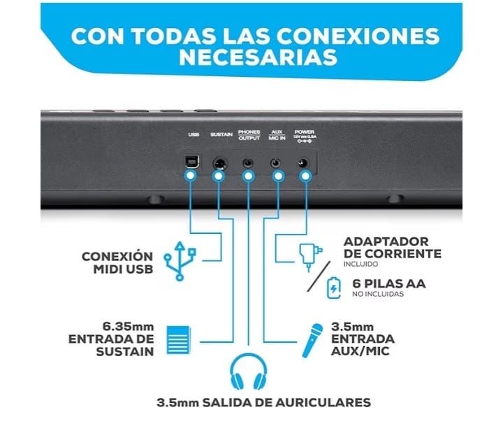 Teclado Piano Digital como Novo