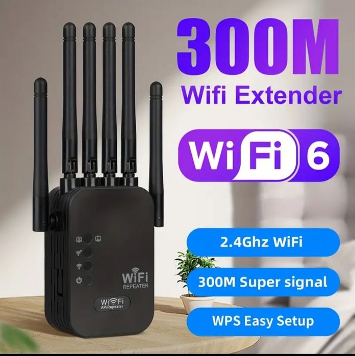 Wzmacniacz Wifi Repeater AP Wifi 2, 4GHz 5Ghz Lanx2