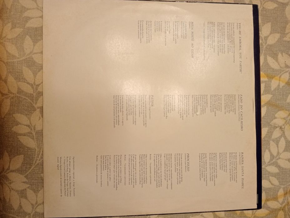 Vinil LP Nuno Da Câmara Pereira - A Terra, O Mar e o Céu