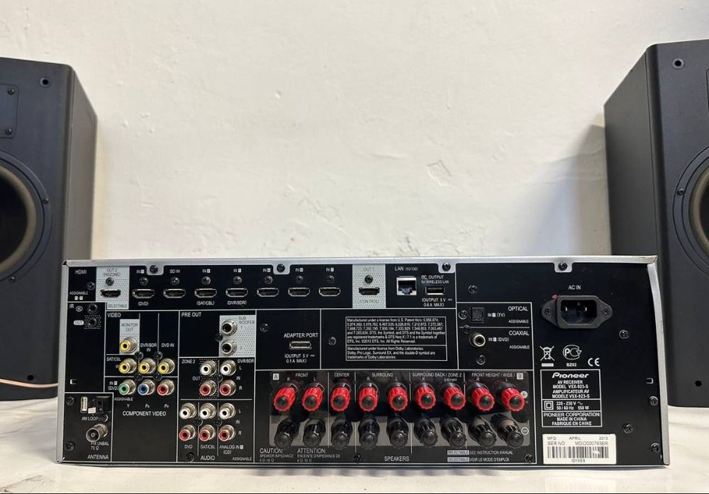 Pilot! 7.1 Amplituner Pioneer VSX-923-S, 7*150 Wat, HDMI, WAV, FLAC, A