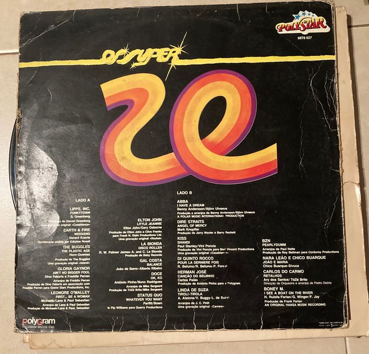 Os Super - vários artistas - Vinil