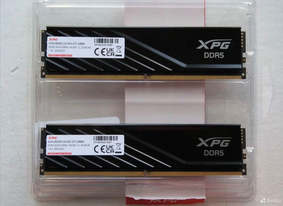 DDR5 32GB (2x16) adata XPG Lancer Blade 6000 CL30