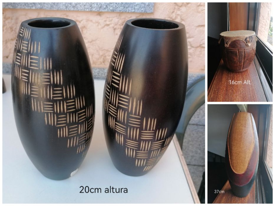 Peças madeira africanas