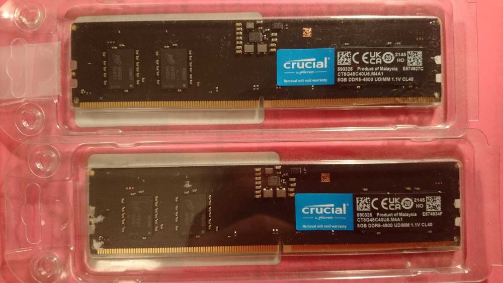 Оперативна пам"ять Crucial 2x8Gb DDR5-4800 UDIMM