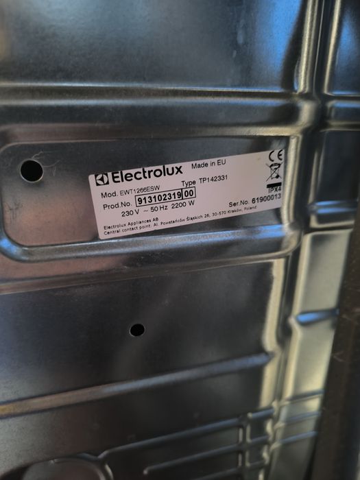 Pralka Electrolux 6kg ładowana od góry części!