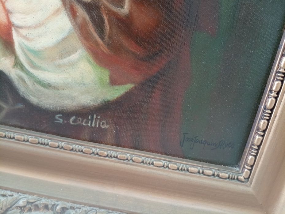 Quadro de santa Cecília