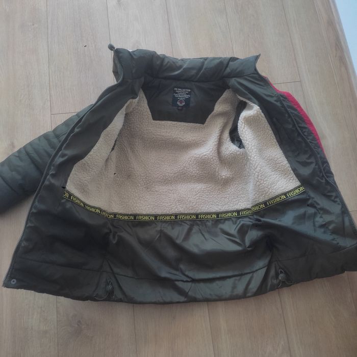 Kurtka parka zimowa chłopięca 134/140