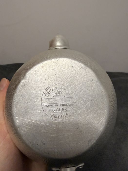 Aluminiowy czajniczek Swan Brand – Made in England